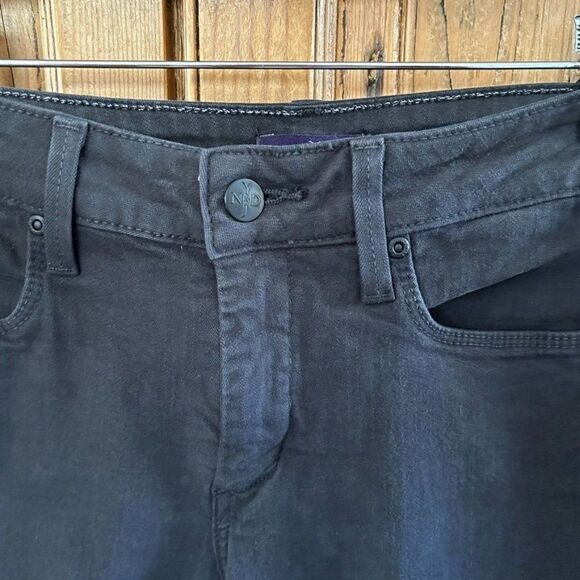 NYDJ Not Your Daughters Jeans 4 Black Jeans Straight Leg Lift Tuck Technology - Picture 4 of 12